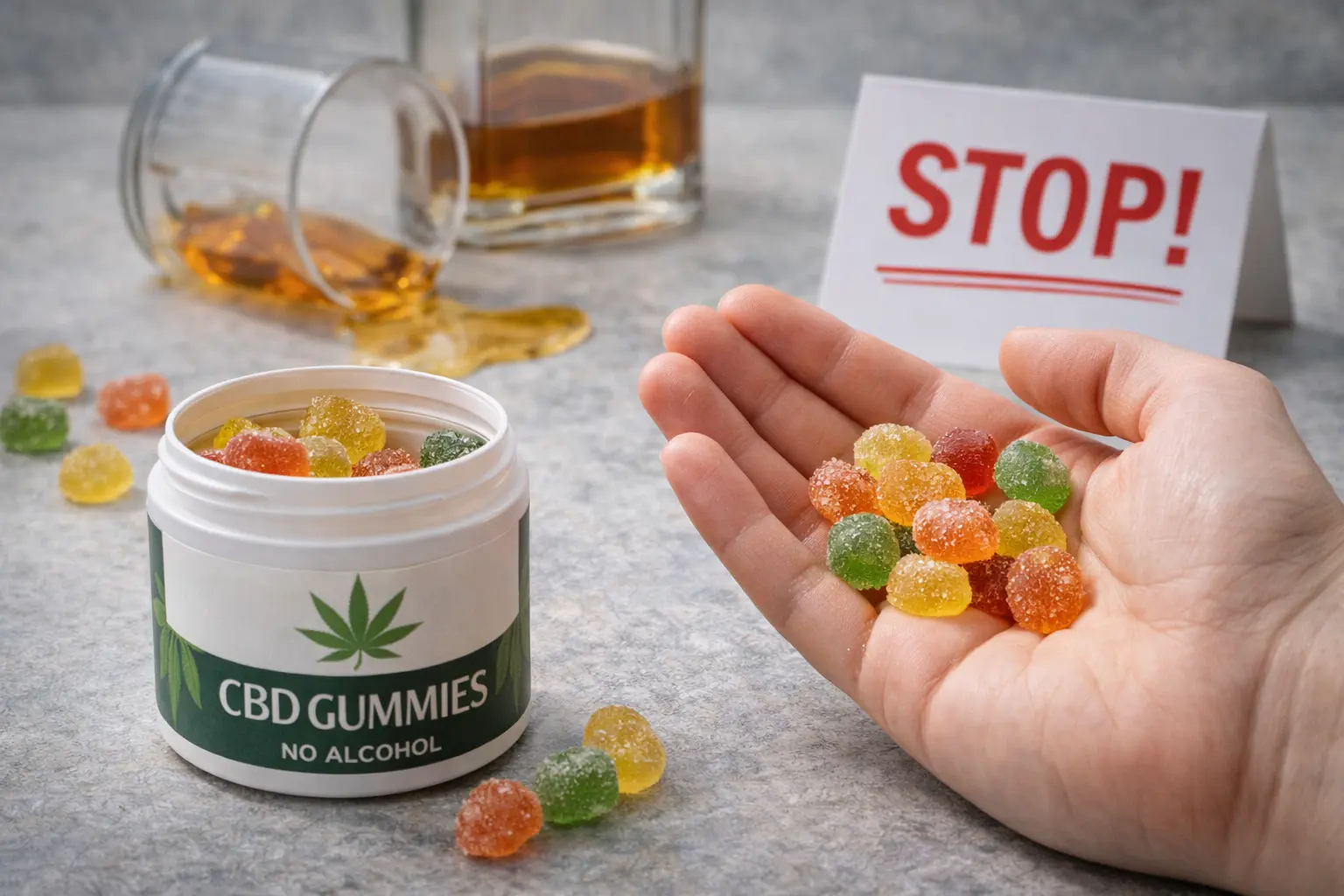 Comment les bonbons au CBD peuvent aider à arrêter l’alcool ?