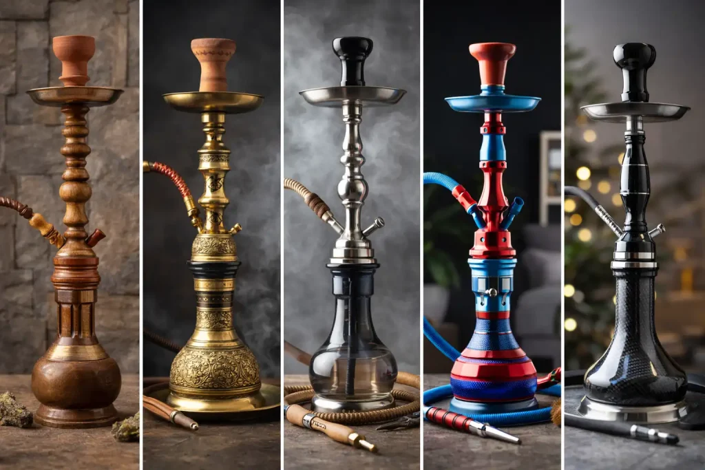 Évolution des matériaux de chichas