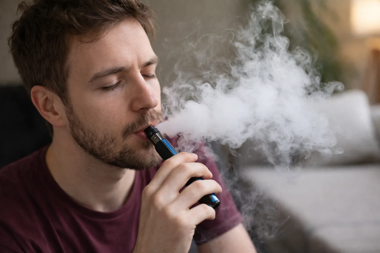 Faut-il vraiment avaler la fumée de cigarette électronique ?