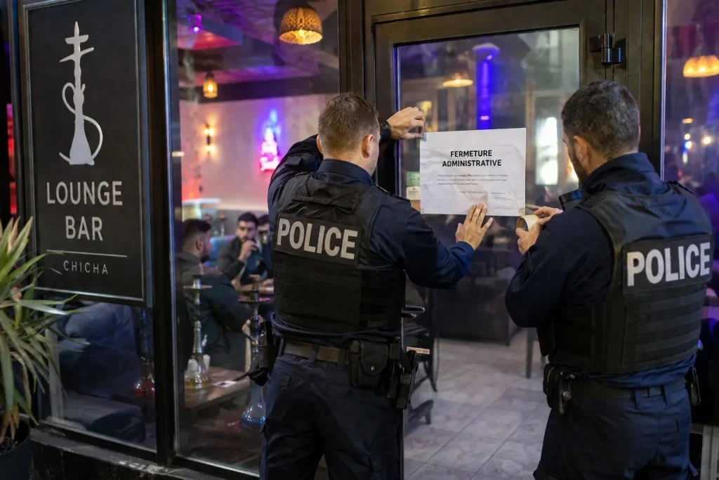 Fermeture de bars à chicha dans le Val-d'Oise