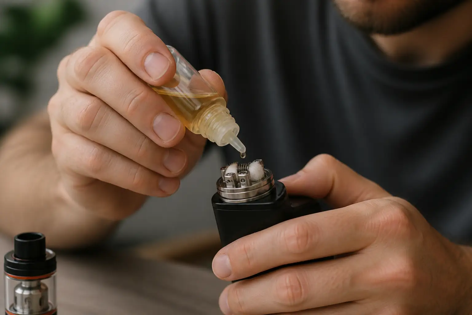 Amorcer une résistance neuve de cigarette électronique
