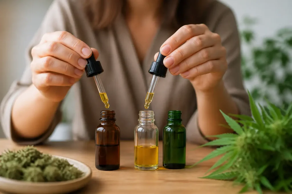 Peut-on mélanger plusieurs huiles CBD