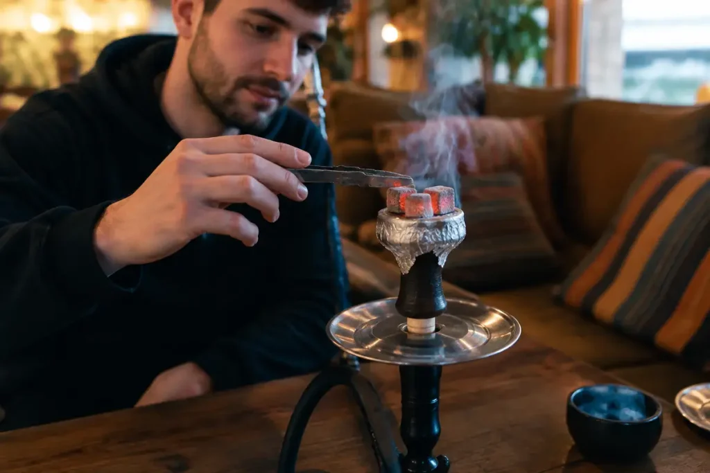 Surchauffe du tabac à chicha